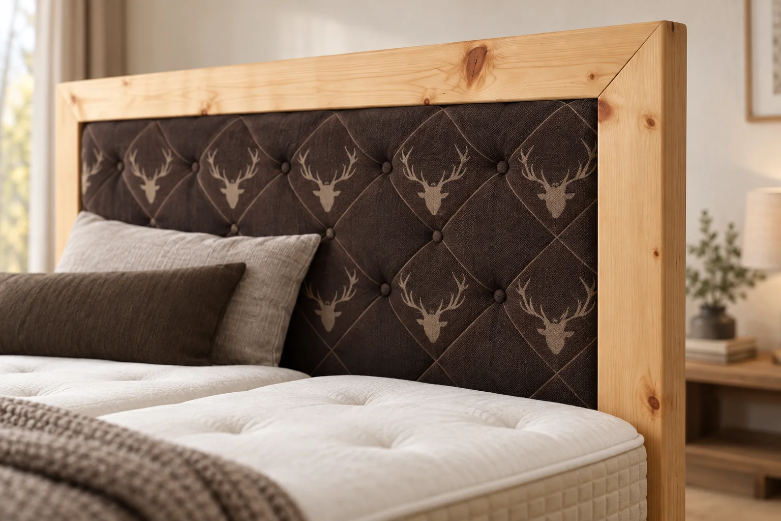 Boxspringbett Zirbe & Loden 74
